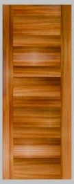Flat  Panel  Shaker  Teak  Doors